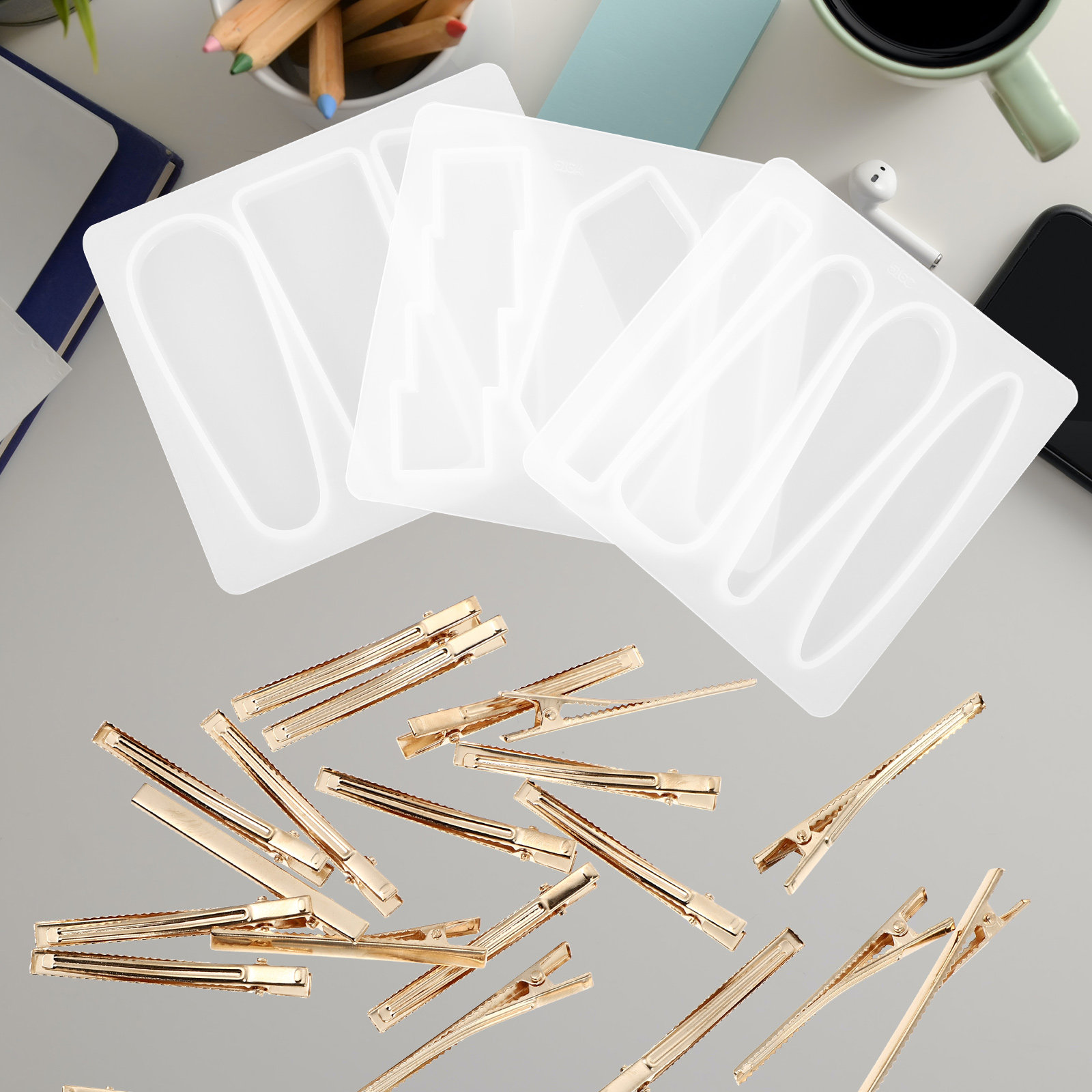 Resin Crafts Diy - 1 ensemble de moules en silicone
