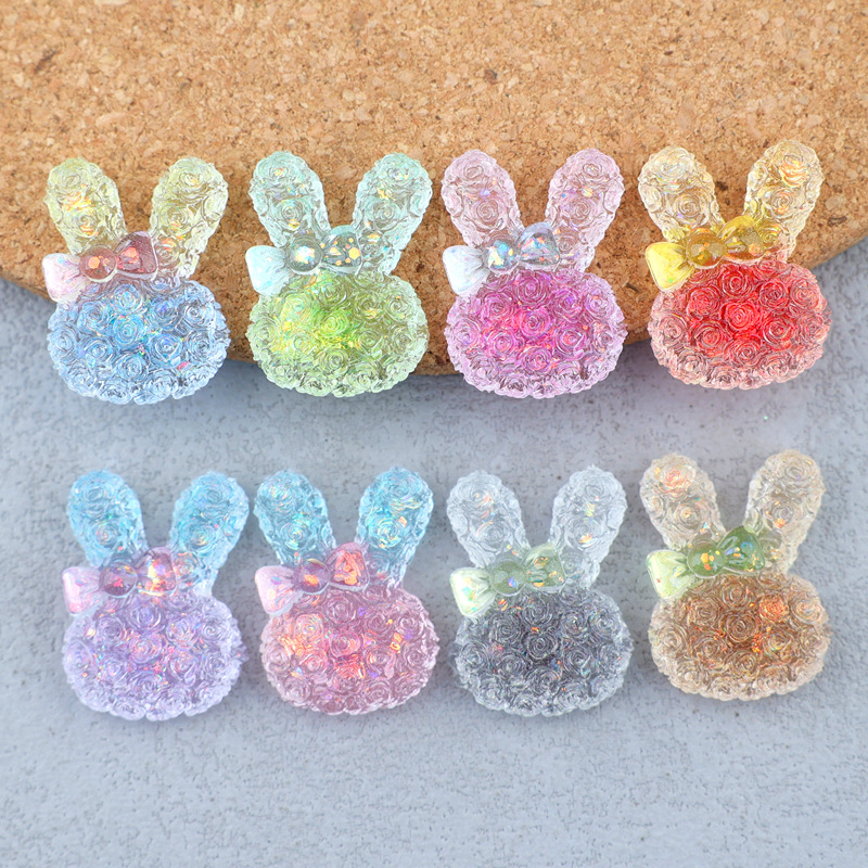 Resin Crafts Diy - Lot de 5 cabochons en résine