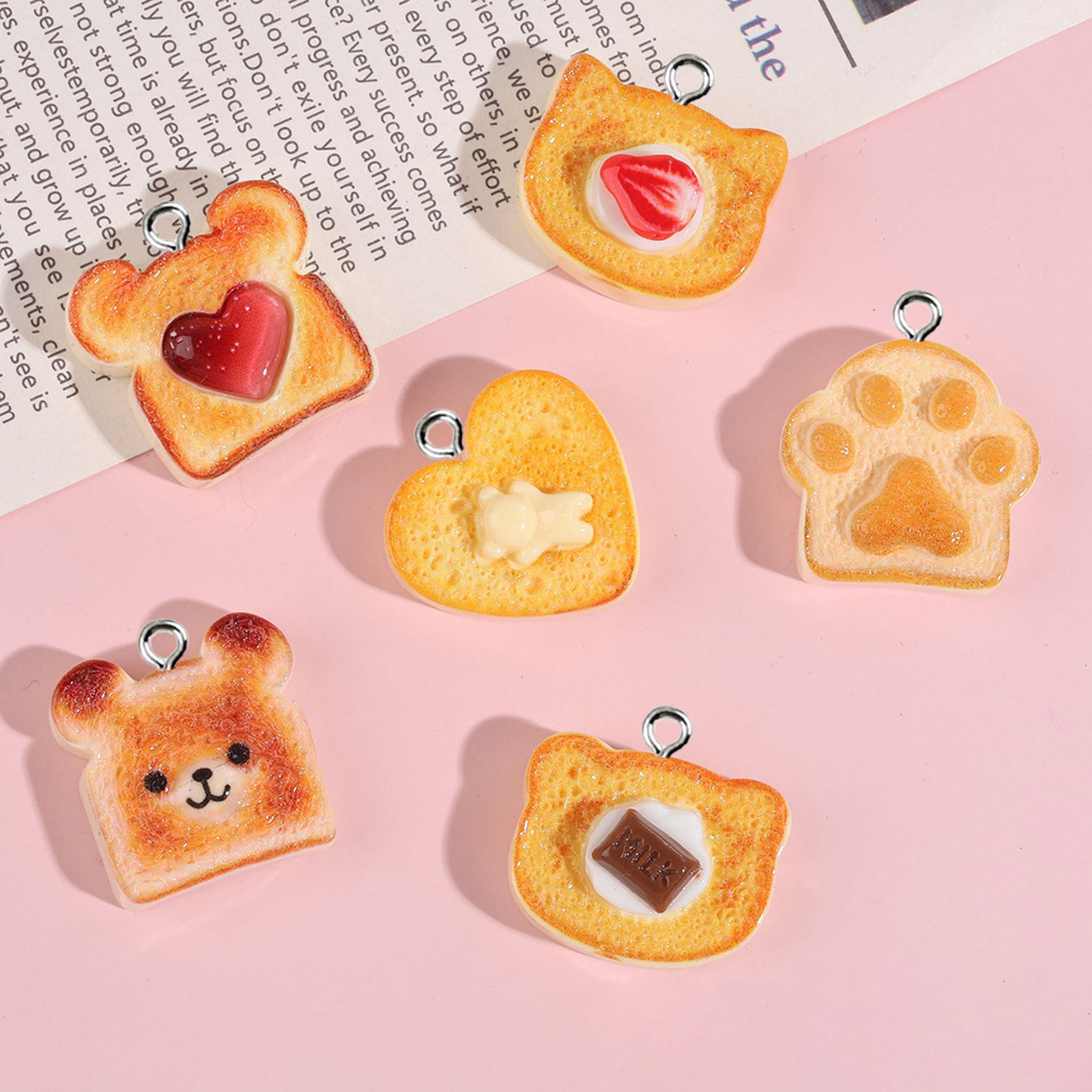 Resin Craft Projects - 10 pièces Breloques en résine en