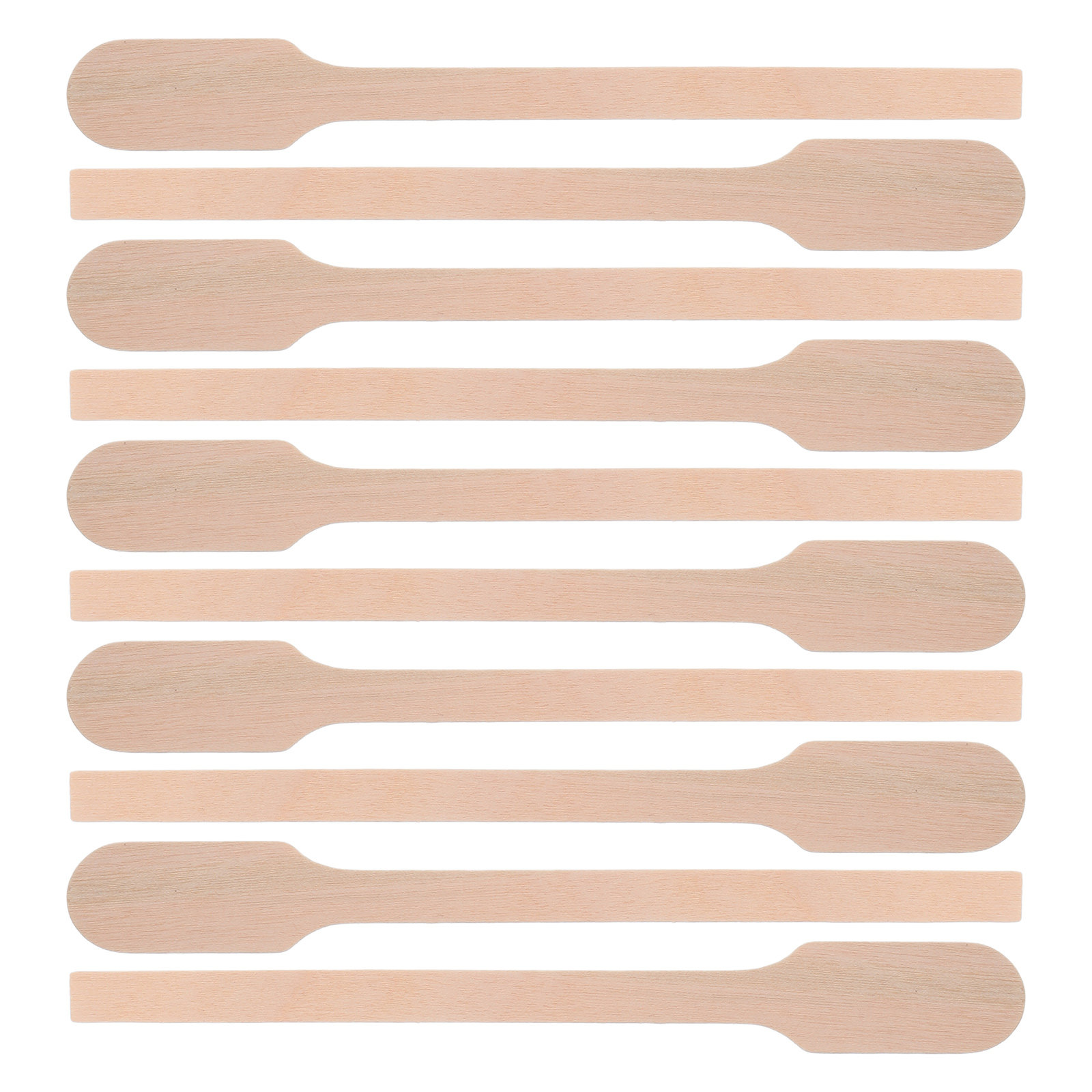 Resin Crafts - 200 bâtonnets mélangeurs en bois plats,