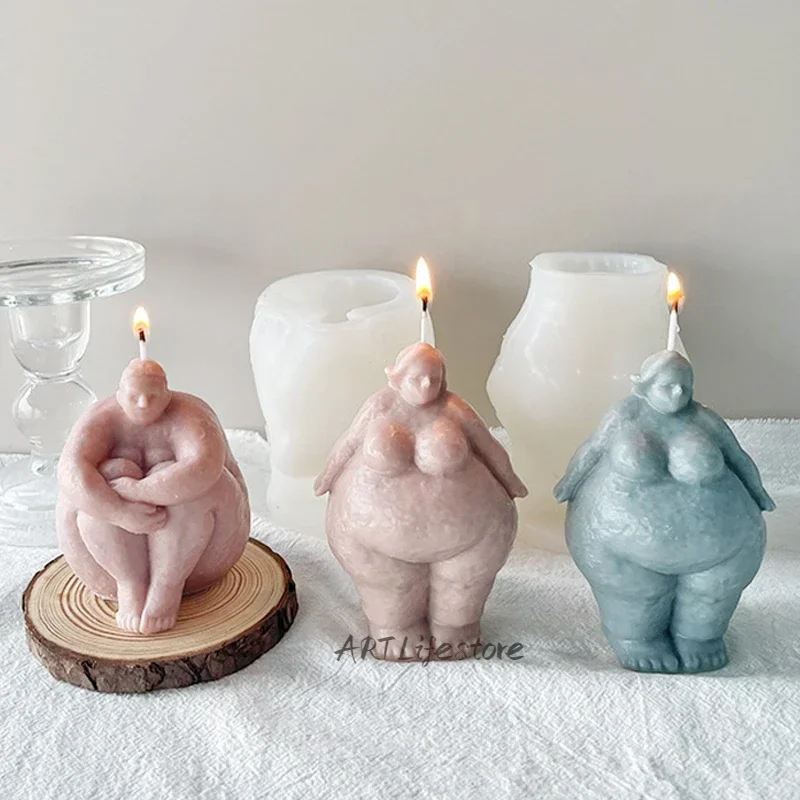 Resin Craft Ideas - Moule à bougie en Silicone, corps
