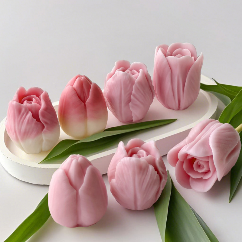 Resin Craft Ideas - Nouveau moule en silicone 3D Tulipe