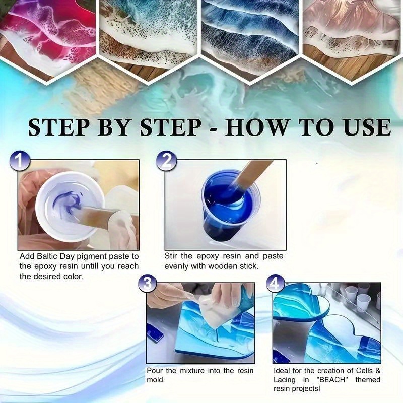 24 couleurs/8 couleurs 5 gramm - Resin Pigment Set avis et prix