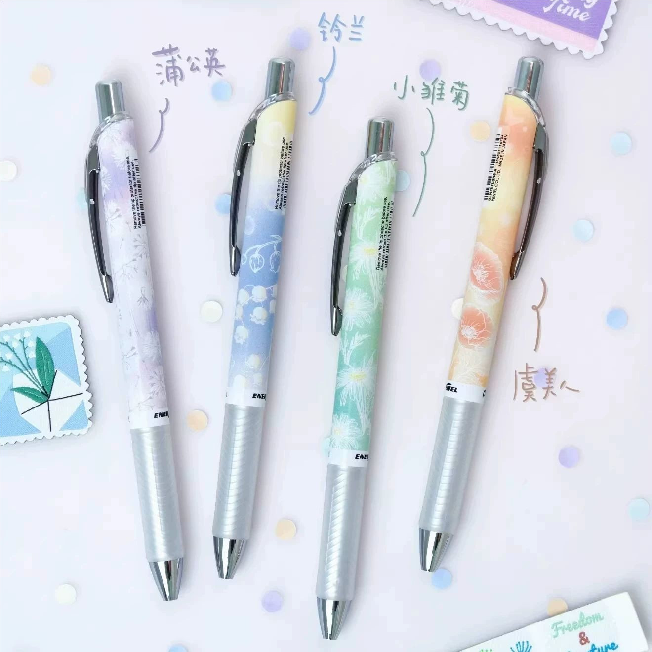 Nouveau Pentel Flower Limited  - Pentel Pen Energel avis et prix