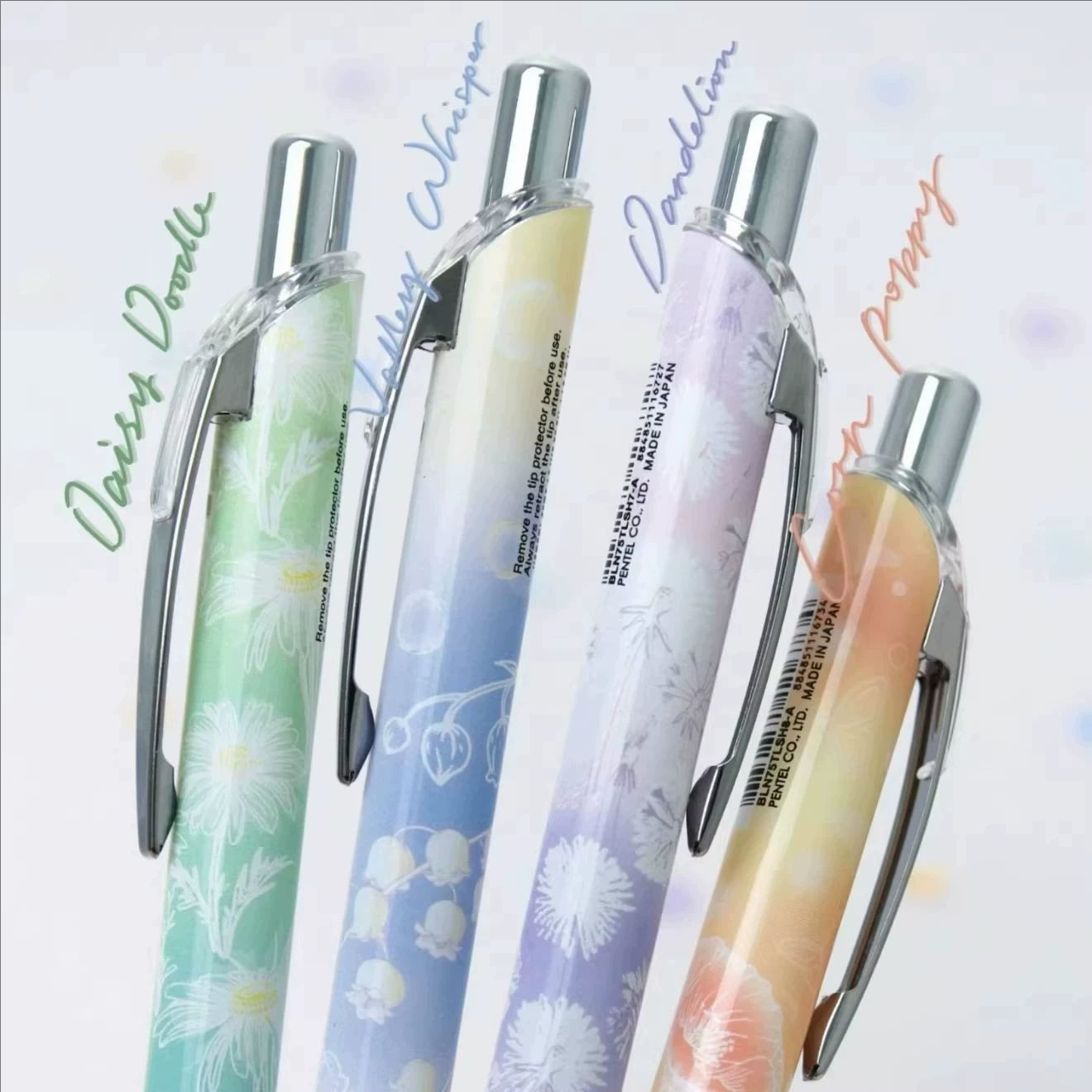 Nouveau Pentel Flower Limited  - Pentel Pen Energel avis et prix
