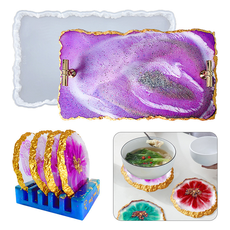 DM413 Drusy dessous de verre r - Geode Mold Silicone avis et prix
