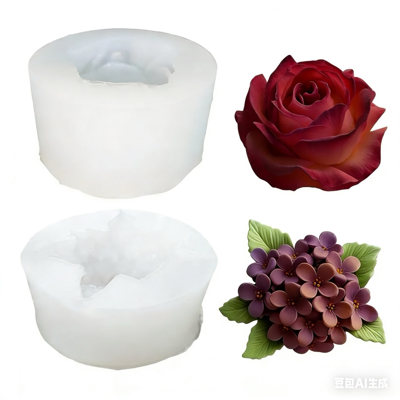 2 morceaux de moules en silico - Resin Craft Ideas avis et prix