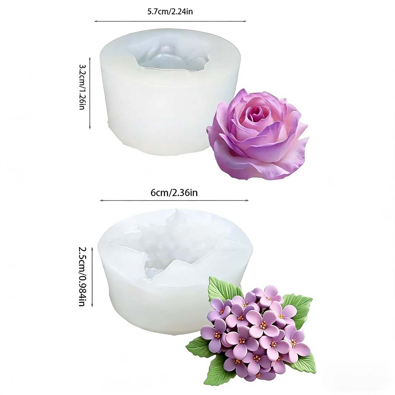 2 morceaux de moules en silico - Resin Craft Ideas avis et prix