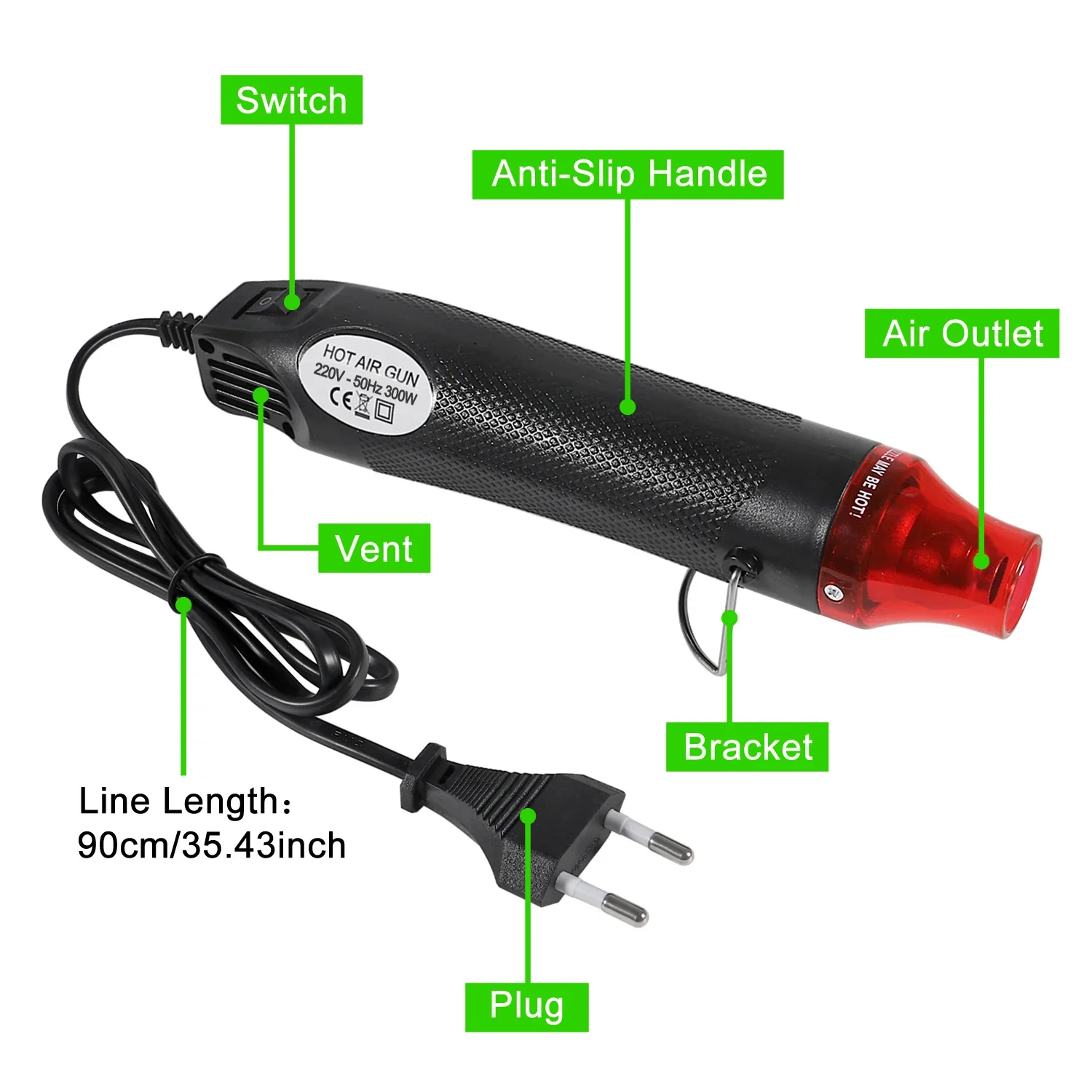 656/1060 pièces Tube thermorét - Heat Gun Small avis et prix